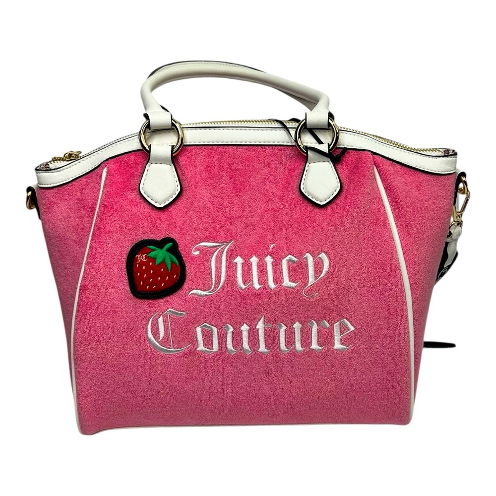 NWT Juicy Couture Pink Terry Cloth tote bag